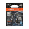 2 bombillas LED auxiliares para coche OSRAM 2980CW W5W 12V1.5W W2.1x9.5d genéricas