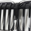 2019-2022 BMW 7-serie G11 G12 Enkel lamell glans sort frontgrill Generisk
