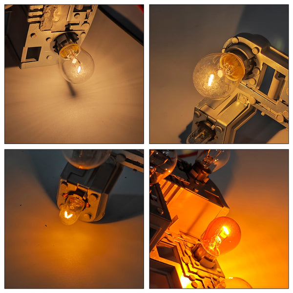 2007–2010 Mercedes-Benz W204 C-Klasse venstre + høyre baklyktpæreholder med pærer A2048201500 A2048201600 Generisk