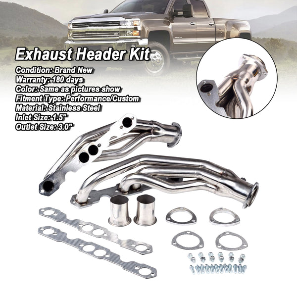 88-97 Chevy For GMC coated headers Stainless Steel Exhaust Headers