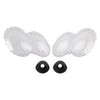 2Pcs Headlight Shell Lens Cover+Glue For Benz W230/R230 SL500 SL600 2003-08