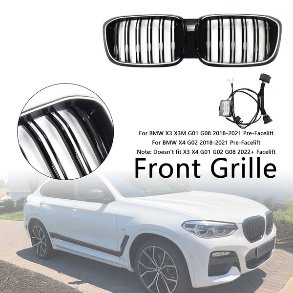 2018-2021 BMW X4 G02 X3 G01 G08 PRE LCI Front Ledney Mesh Grill Grill 51138469959 Generic
