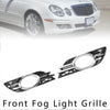 2007-2009 Mercedes-Benz E-Class W211 E320 E350 E550 E63 Front Fog Light Grill Chrome Trim Cover Set 2118850822 Generic