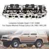 1985-1995 トヨタ ピックアップ 2.4L SOHC 8v 4Cyl コンプリート シリンダー ヘッド 11101-35080 20-T-22R 汎用