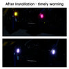 4Pcs Car Door Decoration Safety Light Warning Flashing Automatic Sensing Light