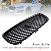 2015-2018 Jaguar XE Gloss Black Honeycomb Front Bumper Grille Generic