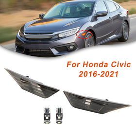 2016-2021 Honda Civic Side Marker Lamp Turn Signal Light With Light Bulb Generic