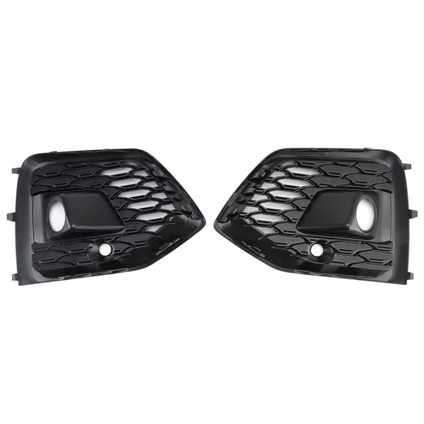 RSQ5 Style Front Fog Lamp Grille Cover Fit Audi Q5 SQ5 S-Line 2021-2025 Black
