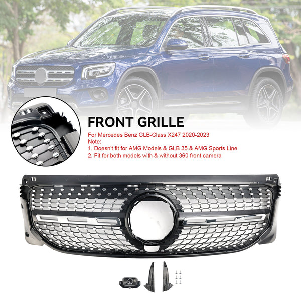 2020-2023 Mercedes Benz GLB-Klasse X247 Diamond Voorbumpergrille Grill Generiek