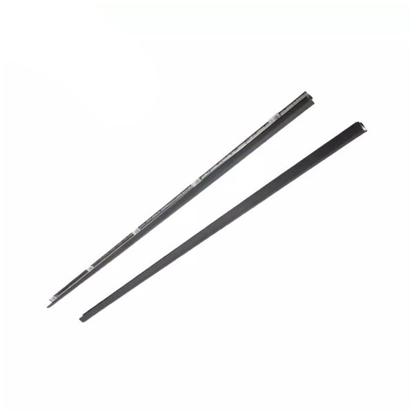 2PCS L&R Side Door Window Belt Trim Molding For Honda Civic EG6 EG4 3D 1992-1995