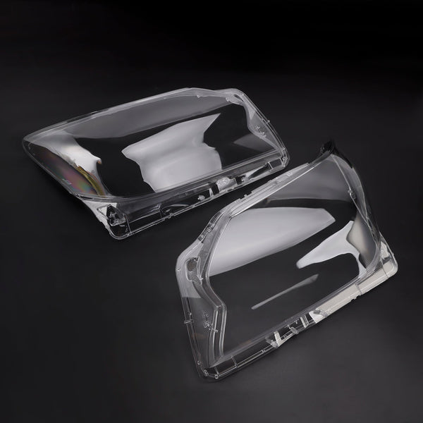 2Pcs Front Headlight Lens Shell+Seal Glue For Lexus GX460 2020-2023 US
