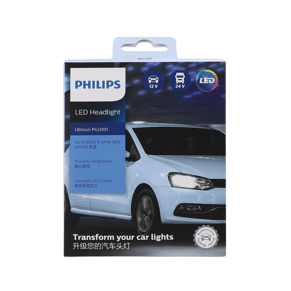 Philips Ultinon Pro3101 Headhight 19W 6000K LED-HL 11258U3101X2 Generic
