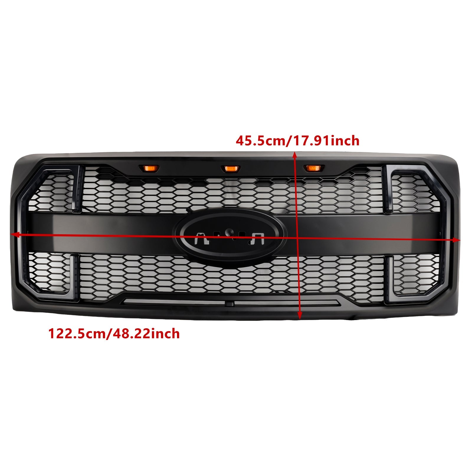 2009–2014 Ford F150 mattschwarzer Raptor-Stil Frontstoßstangengrill, generisch