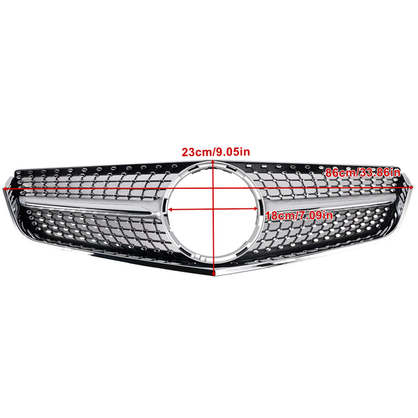 Front Bumper Grille Grill Fit Mercedes E-Class W207 C207 2009-2013 Coupe