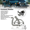 Jeep Wrangler TJ 2.5L L4 1997-1999 Collecteur en acier inoxydable générique