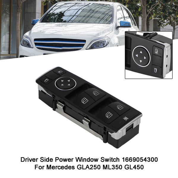 Master Power Window Switch For Mercedes-Benz W176 X156 C117 W166 1669054300