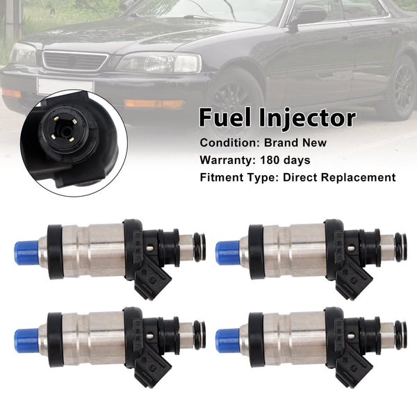 4PCS Fuel Injector 06164-P72-010 Fit Acura Integra TL GS GS-R LS RS 1996-2001