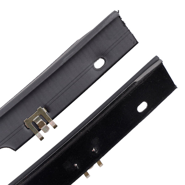 1984-1996 Chevrolet C4 Corvette Driver + Passenger Sides Door Panel Ytre Window Seals Midt-845680