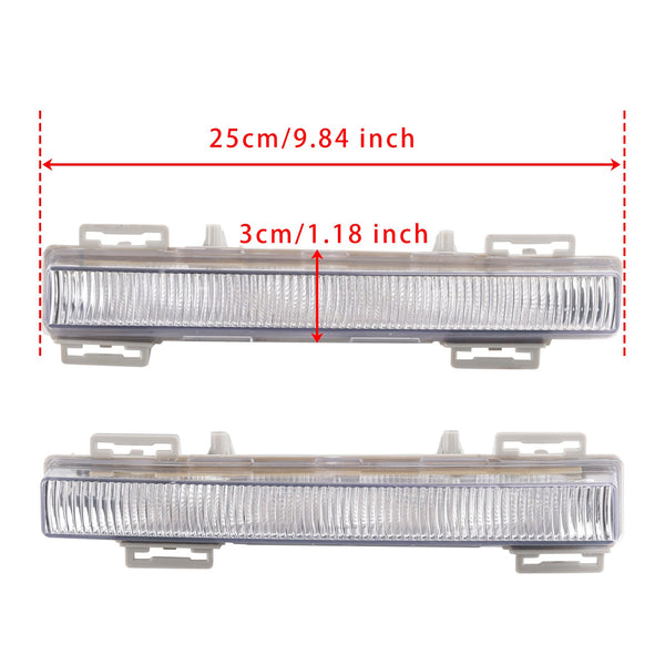 2013-2015 Mercedes Benz W204/X204 GLK-Class LH RH Pair Daytime Run Lamp Fog Light A0999065700 Generic