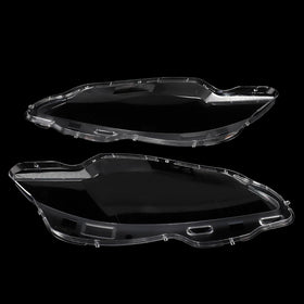 Pair Front Headlight Lens Cover Shell Clear For Jaguar XJ XJL 2010-2019
