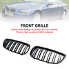 2007-2010 BMW Coupe E93 Convertible Pre-Facelift Gloss Black Front Kidney Grill Grille 51137157277 51137157278 Generic