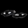 Pair Front Headlight Lens Cover Shell Clear For Jaguar XJ XJL 2010-2019