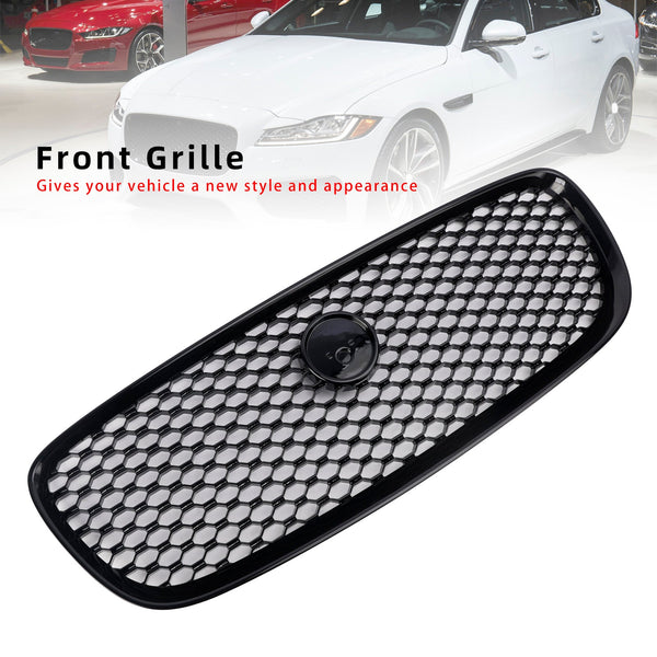 2016-2019 Jaguar XF XF-R Styl přední nárazník Grill Grille Gloss Black Generic