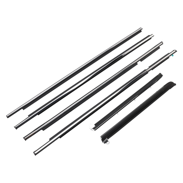 6pcs Quarter & Door Belt Moulding Weatherstrip For Toyota Lexus GX470 03-09