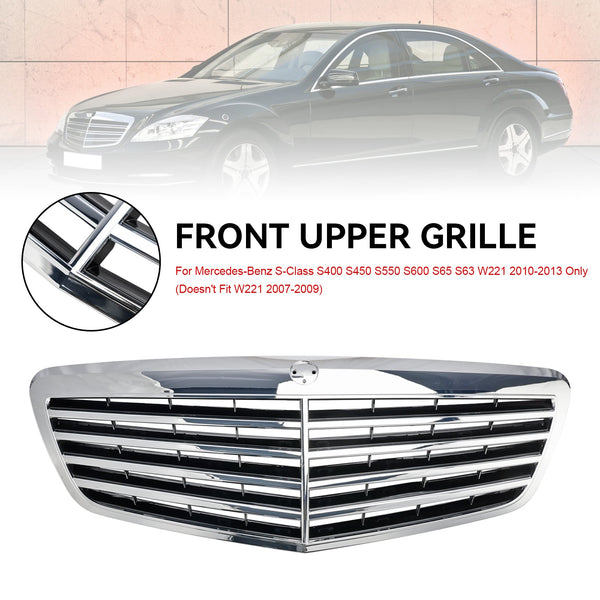 2010-2013 Mercedes Benz S-Class W221 S550 S600 S63 S65 Front Grille Grill 22188000837712 Generic