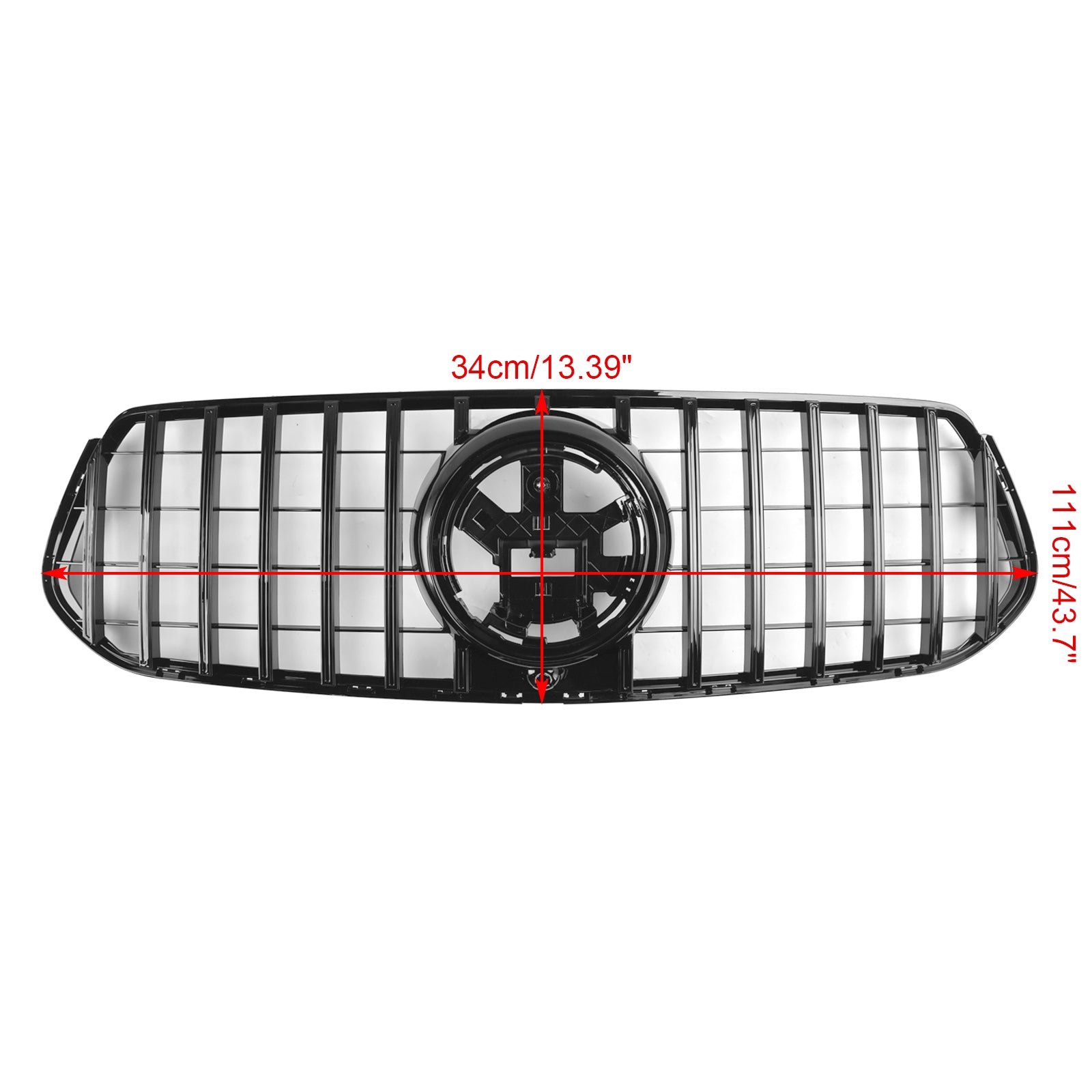 2020-2023 Mercedes-Benz GLE Coupe C167 Pre-Facelift Gloss Black Front Grill