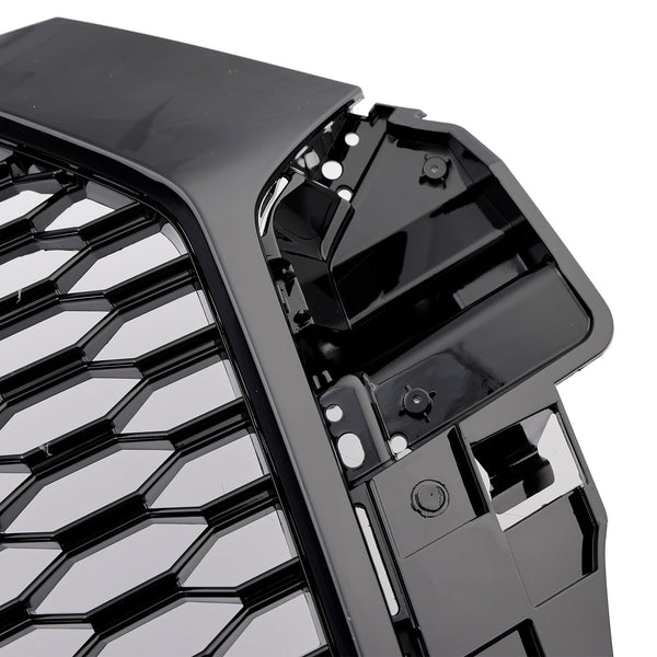 2016-2018アウディQ3グロスブラックフロントハニカムグリルグリル8U0853653Mジェネリック