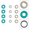 Audi A1 A3 A4 A5 Q2 4PCS Bränsleinsprutning Service Kit O-ring 0261500354 04E906036E