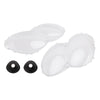 2Pcs Headlight Shell Lens Cover+Glue For Benz W230/R230 SL500 SL600 2003-08