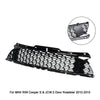 MINI R59 Cooper S JCW 2-Door Roadster 2012-2015 Gloss Black Front Bumper Grill Grille