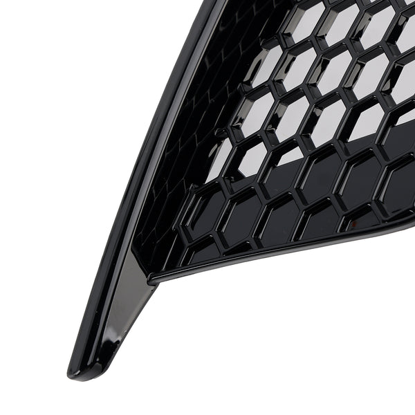 Glänzend schwarze Nebelscheinwerfer-Grillabdeckungen, passend für Audi A3 8V Limousine 2013–2016