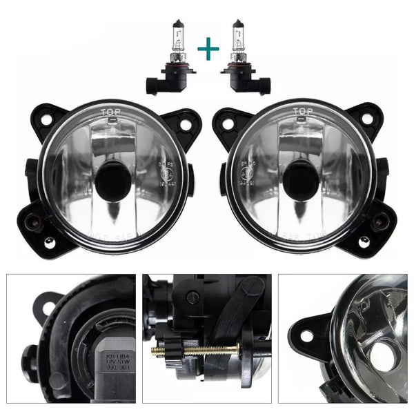 2005-2009 Volkswagen Polo 9N Pair Front Fog Light With Bulbs 6QD941699 6QD941700 Generic