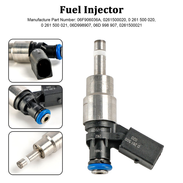 2008-2009 Audi TT 2.0L I4 Inyector de combustible 06F906036A 0261500022 Genérico