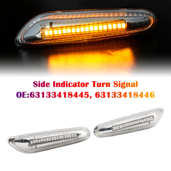 2004-2010 BMW 5-serie E60 E61 X3 Series E83 LED-sekventiel blinker Side Indikator Turn Signal 63137165741