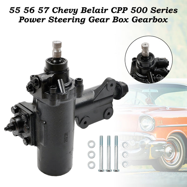 1955-1957 Chevrolet Bel Air 210 150 CPP 500 Series Power Steering Gear Box Quick Ratio SGB5557