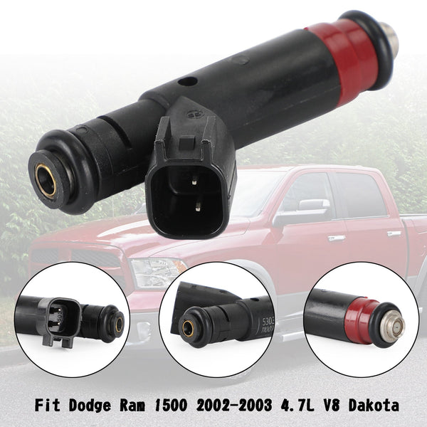 2001-2003 Dodge Durango/Dakota 4.7L V8 1 inyectores de combustible 53032145AA 812-12144 genérico