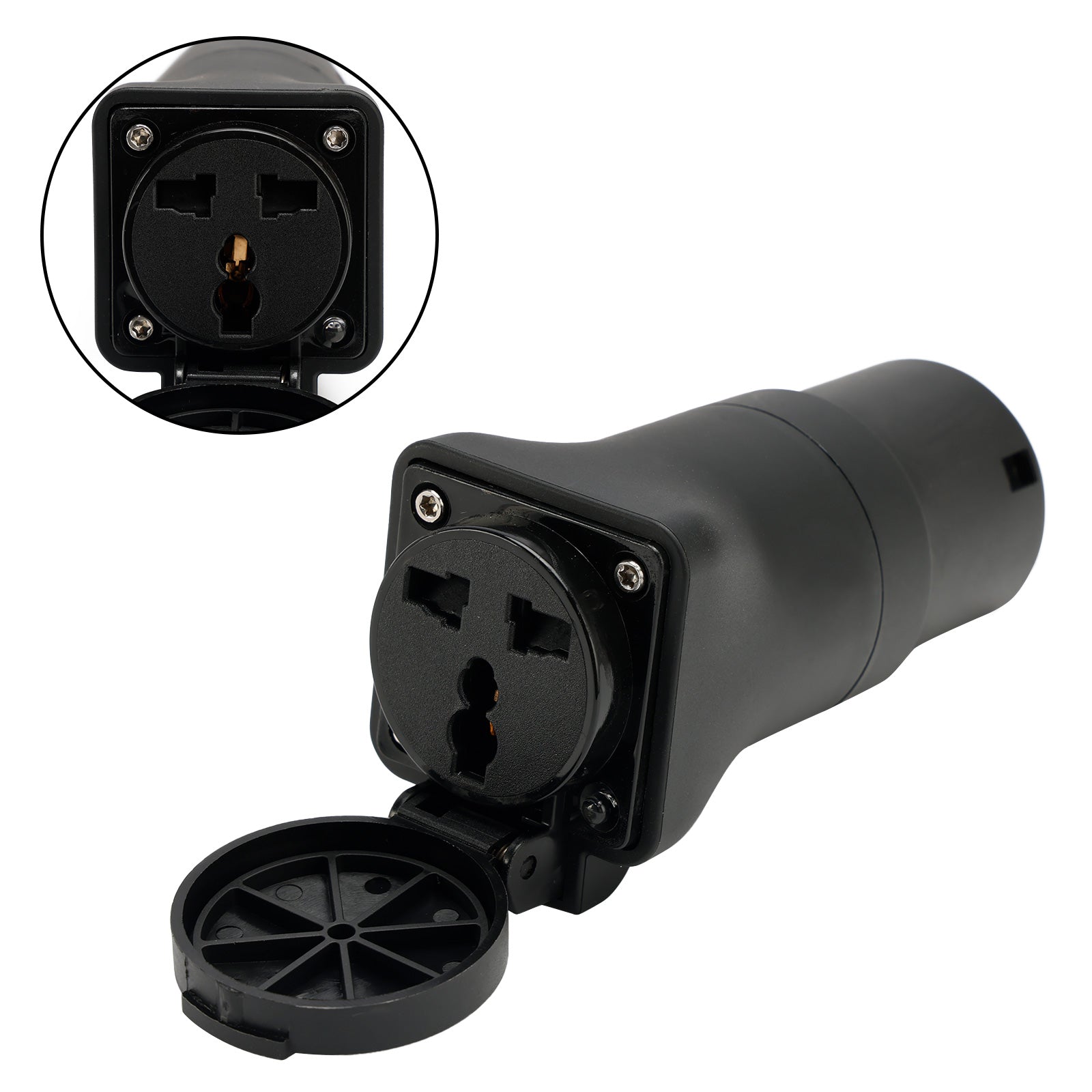 Discharge V2L Type 2 To Euro Plug EV Charger Adapter 16A EVSE IEC62196 discharge-v2l-type-2-to-euro-plug-ev-charger-adapter-16a-evse-iec62196