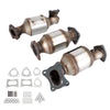 Honda Odyssey 3.5L 2011-2015 Left & Right & Rear Catalytic Converters Set 45131 45132 16447 Generic