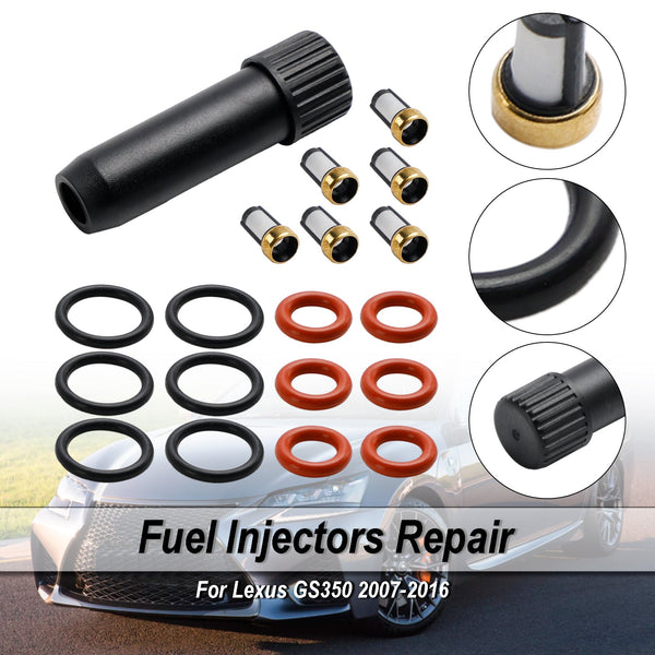 2008-2014 Lexus IS 6-delige brandstofinjectorreparatieset FJ786 23250-31070 Generiek