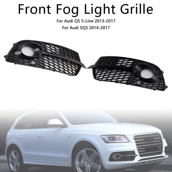 2014-2017 Audi SQ5 svart frontstøtfanger tåkelys Grillgitter 8R0807681S 8R0807682N 8R0807682N 8R0807681S Generisk