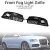 2013-2017 Audi Q5 S-Line SQ5 Black Front Bumper Fog Light Grill Grille 8R0807681S 8R0807682N 8R0807682N 8R0807681S Generic