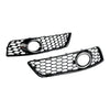 2009-2013 Audi A3 8P Standard Version Honeycomb Bumper Front Fog Light Grille Grill Cover