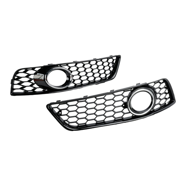 2009-2013 Audi A3 8P Standard Version Honeycomb Bumper Front Fog Light Grille Grill Cover Generic