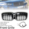 2022-2024 BMW IX3 G08 LCI Dobbel Lamell Svart Nyre Grill Grill Generic
