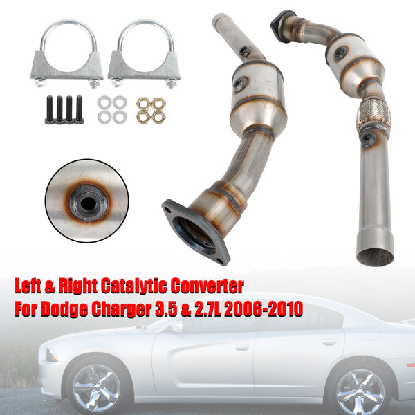 2006-10 Dodge Charger 2.7L/3.5L Left & Right Side Catalytic Converters