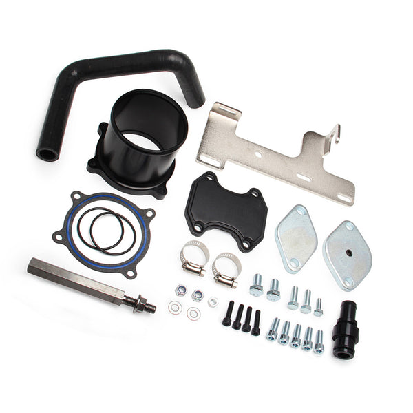 Tubi marmitta di scarico da 4 pollici e kit di eliminazione EGR per Dodge Ram 2500 3500 6.7L L6 Cummins Diesel 2013 2014